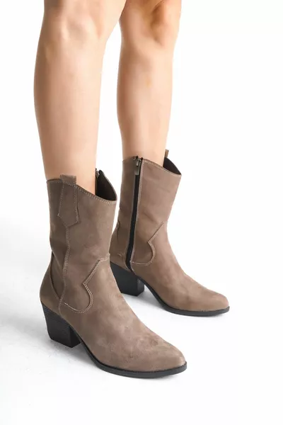 Женские черные ковбойские сапоги с заостренным носком и молнией, сапоги Western Dallas