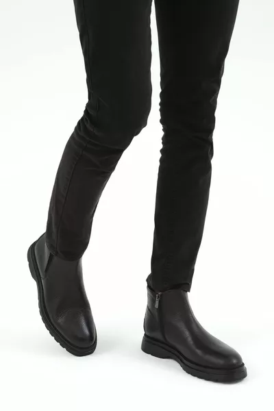 تامر تانكا جزمة كاجوال رجالي جلد طبيعي   حذاء إرك 