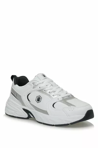 3W POL WMN PU 3PR أحذية رياضية نسائية أبيض