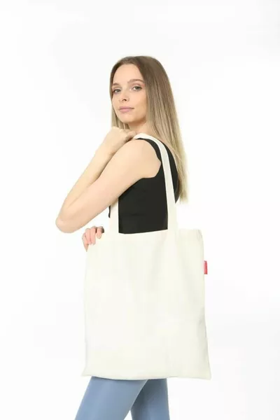 حقيبة حمل غير مطبوعة بمقبض طبيعي 3 قطع