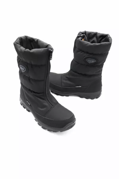 Waterproof Black Women's Snow Boots ts