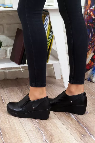 Женская ортопедическая обувь из натуральной кожи (на 1 размер больше)