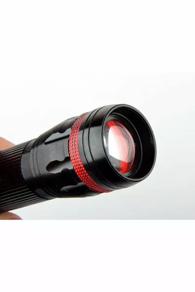 2 km bereik, zoom, zaklamp op batterijen, duurzaam voor particuliere beveiliging