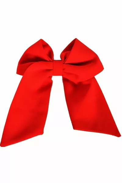 Fermoir noeud rouge femme