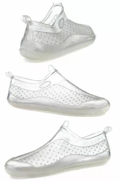 Chaussures de mer transparentes unisexes Chaussures de mer transparentes