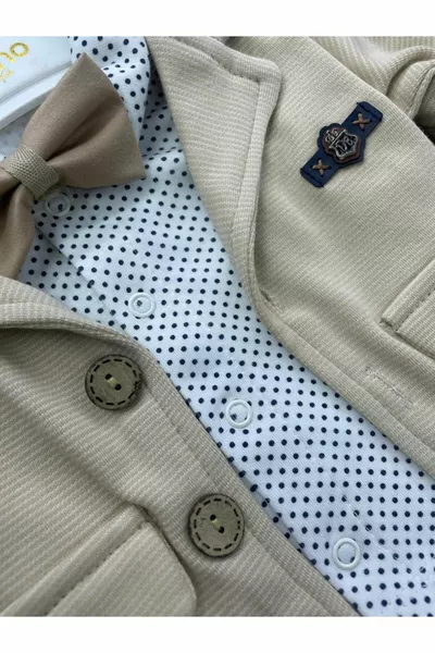 ملابس اطفال الجاكار النسيج القوس التعادل مجموعة من 4