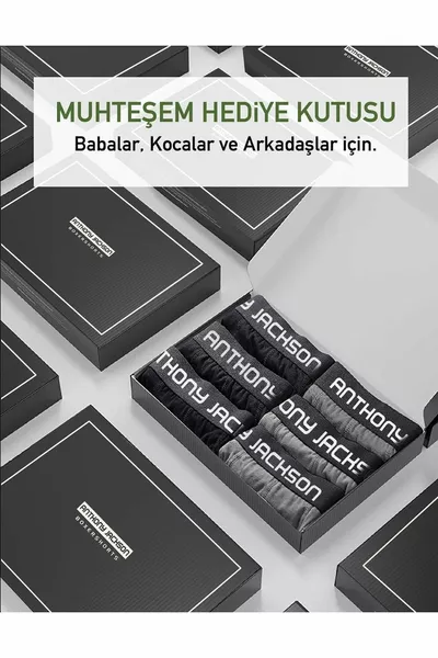 Лайкра 6 шт. коробка премиум мужской боксер Quinn