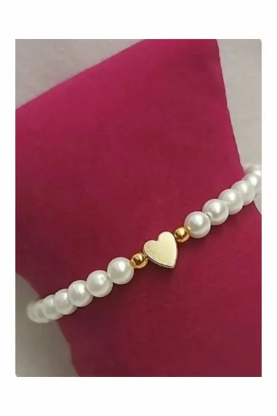 Bracelet cœur perle femme