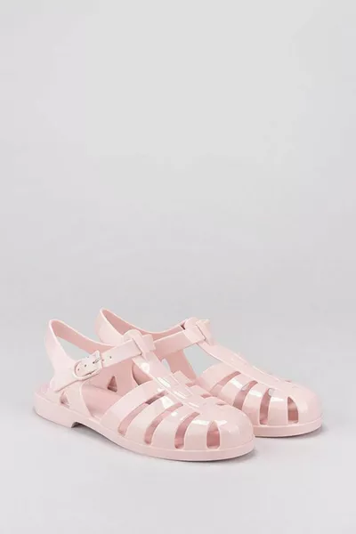 Sandales roses imperméables et anti-salissures pour femmes 