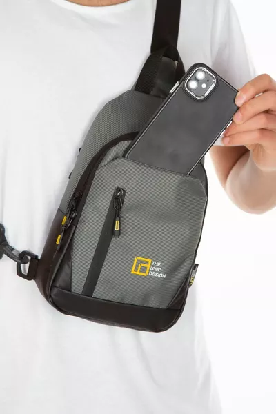 حقيبة كتف كروس للجنسين ، حقيبة صدر ، حقيبة بادي