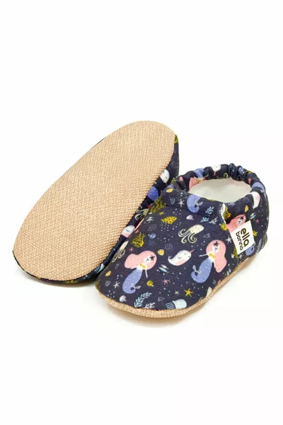 Rutschfeste Sohle Ocean Animals Baby Booties, Haus Stiefel Hausschuhe Kinderzimmer Schuhe Panduf