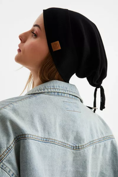 Women's Cotton Camisole Anti Sweat Ultra Light And Soft Drawstring Hat Beanie