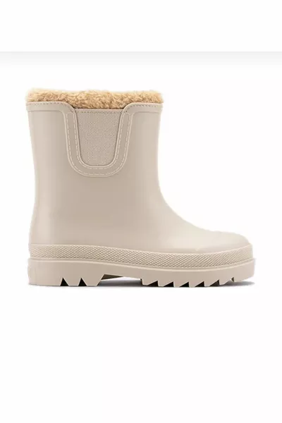 Tokio Borreguito Детские меховые зимние сапоги, резиновые сапоги водонепроницаемые, термотермомеховые