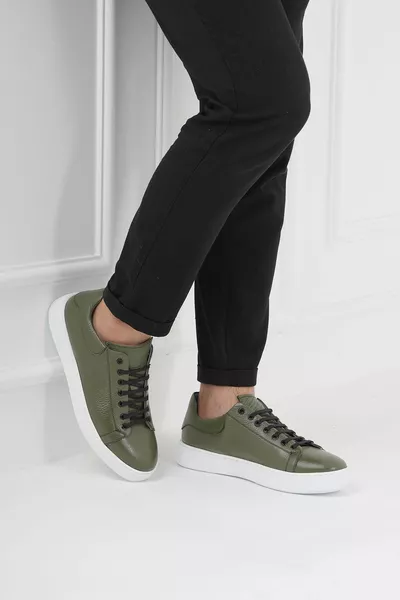 Yeşildaş Sneaker Sports-Herren Lederschuhe