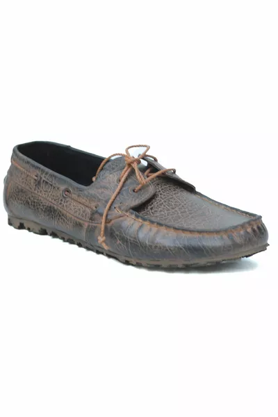 Mocassin pour homme en cuir véritable fait à la main