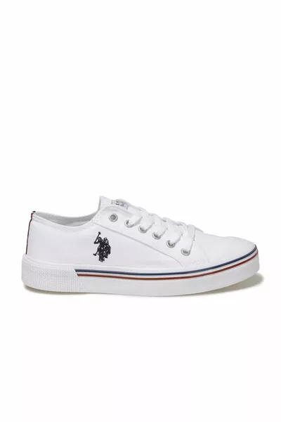 Sneakers da donna bianche con suola da piscina 