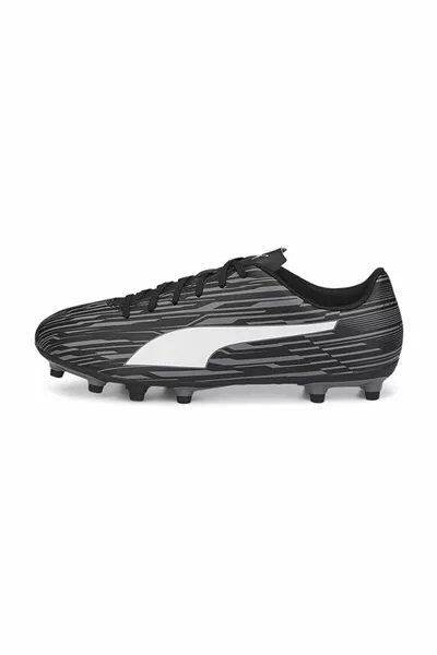 Men's Football Shoes  Rapido II Fg/ag Black- White-c