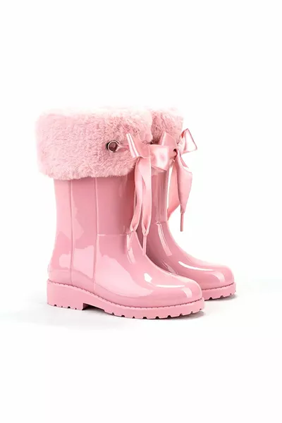 Campera Charol Меки детски розови ежедневни ботуши 
