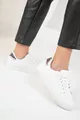 Beyaz-Gumus Kadın Sneaker 