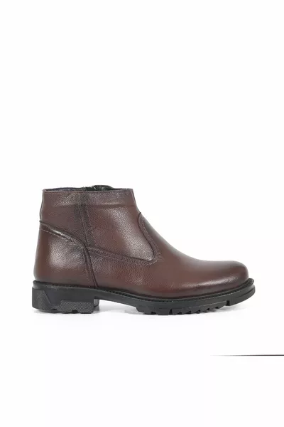 сапоги натуральная кожа внутри шерстяной мех черные зимние мужские ботинки