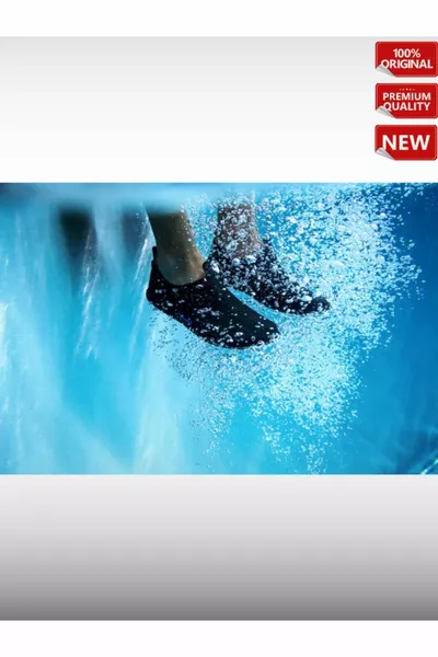 Nabaiji Wassersportschuhe Schwarz Aquadots