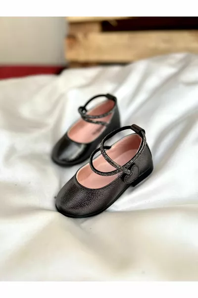 Ballerina's met klittenband voor meisjes