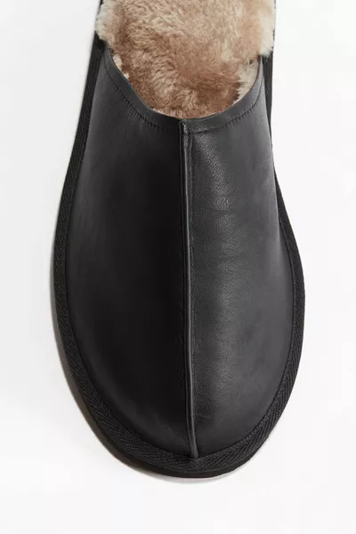 Pantoufles de maison doublées floues