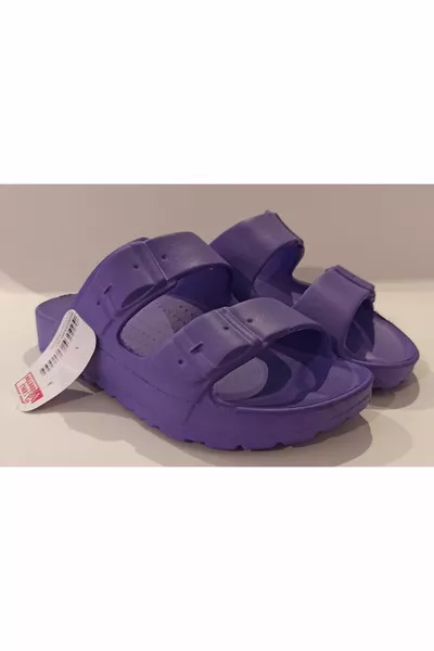 Тясна форма Анатомична основа Изключително лека Водоустойчива Дамска Басейн Къща Море Плаж Къща Дом Улични чехли Ева