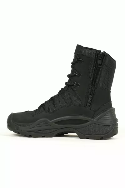 Canyon  Zippered Black Military Boots