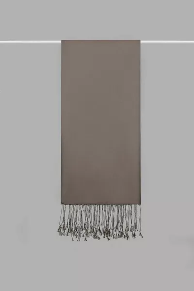 شال سيلك لوك - لون المنك