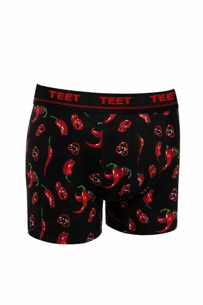 Men's Boxer Premium Set of 4 Cotton Lycra Patterned Full Pattern