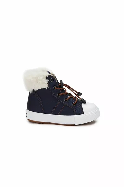 Kuga Fur Unisex Kinder Jeansstiefel.