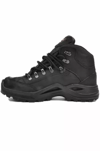 Su Geçirmez Deri Siyah Erkek Outdoor Bot CS