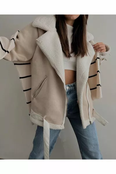 المستوردة من جلد الغزال معطف معطف خندق معطف معطف