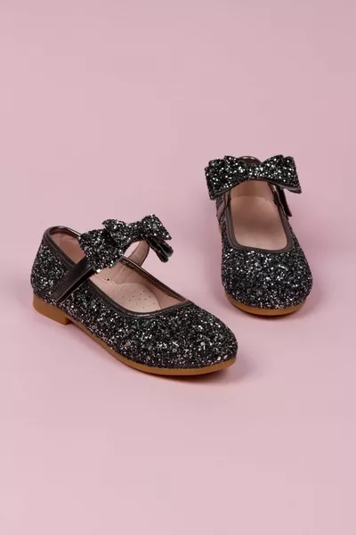 Платинени счупени стъклени панделки за момичета