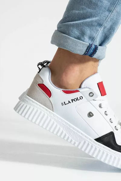  أبيض ثلجي أسود أحمر اللون أبيض باطل ملابس رياضية رجالية عادية