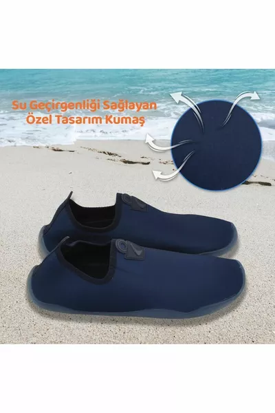 Chaussures de plage et de mer polyvalentes Lab bleu marine