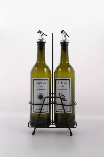 2 штуки нетекучего янтарного горшка для смазки с этикеткой  мл и черная подставка