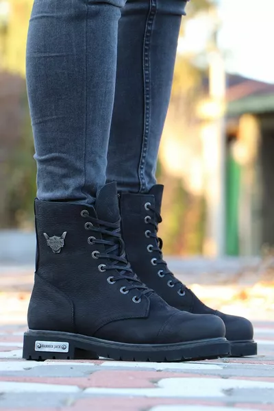  أحذية رجالية بسحاب من الجلد الطبيعي ()