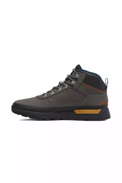 Mid Lace Up Sneaker Herren Trekkingstiefel und Schuhe  Grau