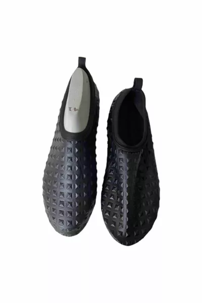 Chaussures de mer en similicuir à motif gaufré