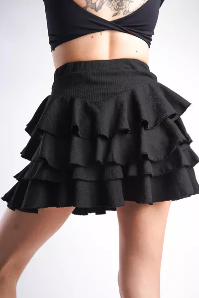 4 Ply Mykonos Pleated Ruffled Sport Skirt