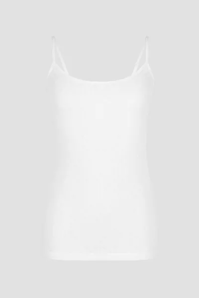 Weißes dünnes Trägershirt