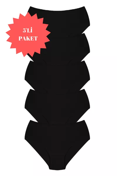 PACCHETTO DA 5 MUTANDE DA DONNA SNM-5KLT