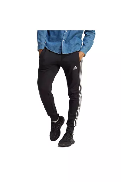 Essentials French Terry Tapered Cuff 3-Stripes Sweatpants