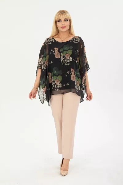 Plus Size Chiffon Blouse 