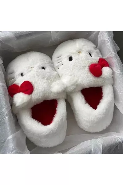 حذاء خفيف محشو ناعم على شكل هالو كيتي