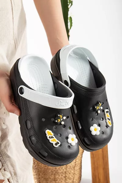 Удобни чехли с твърда подметка за високи натоварвания за болници, готвачи, медицински сестри и лекари, кръстосани сандали сабо