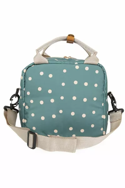 حقيبة عناية حرارية للام والطفل لنقل الطعام وعزل الحرارة باللون الأخضر