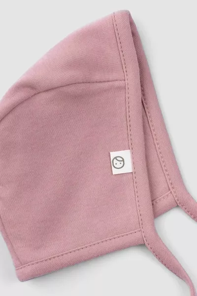 Organic Cotton English Hat Baby Dusty Rose